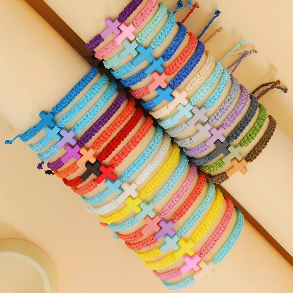 Braided Cross Bracelets