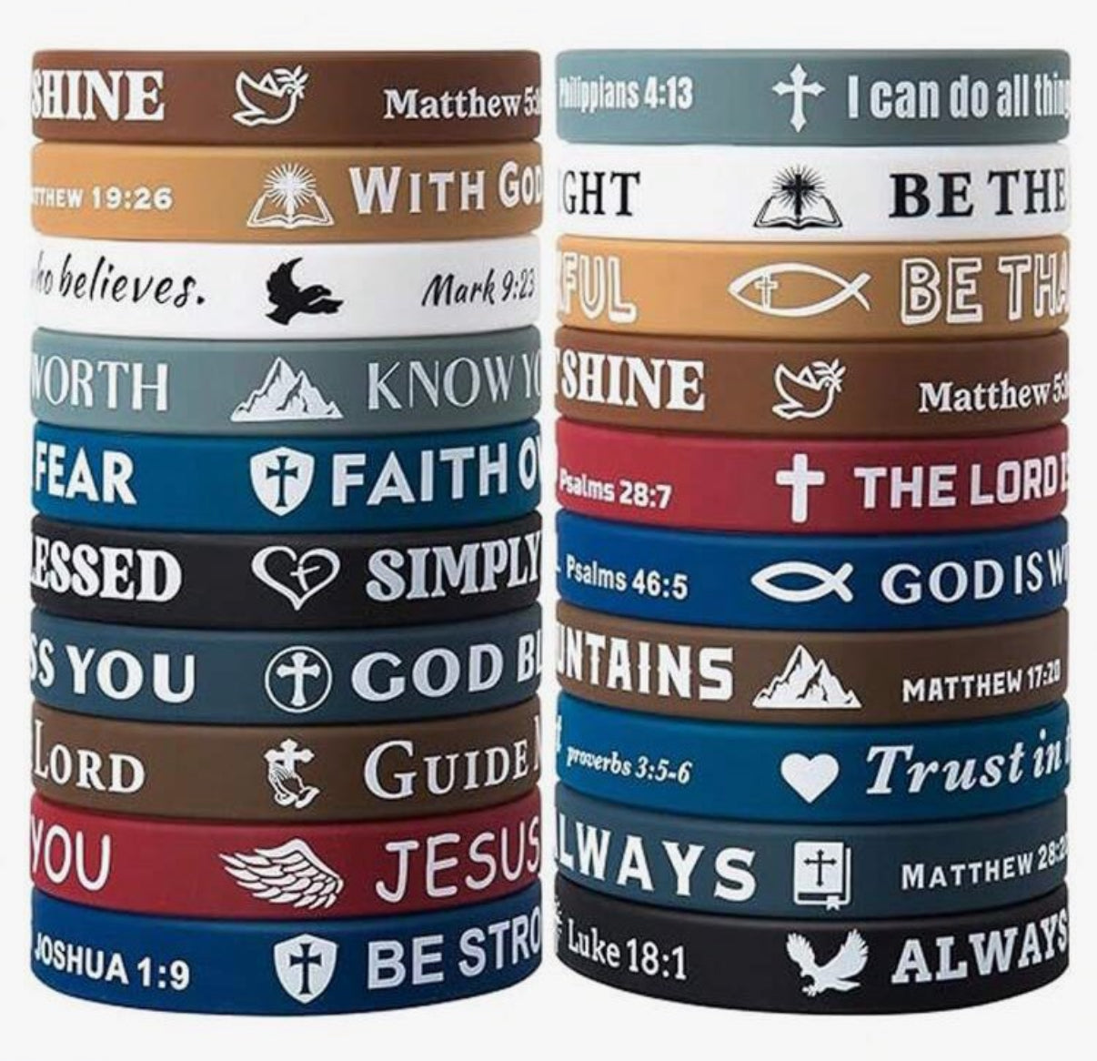 Bible Verse Bracelets